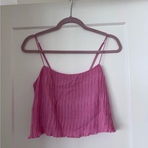 Dynamite Pink Flowy Tank & Pants Set